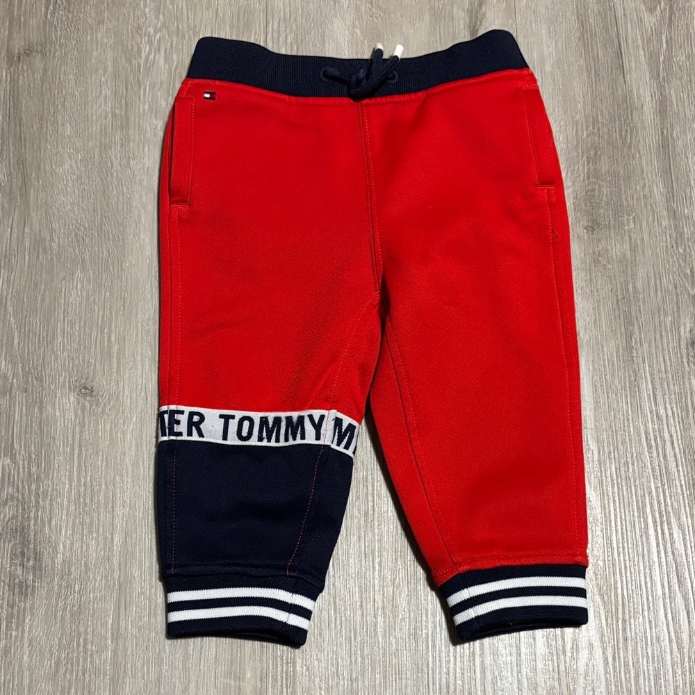 Tommy Hilfiger Kids Red Jogger Pants